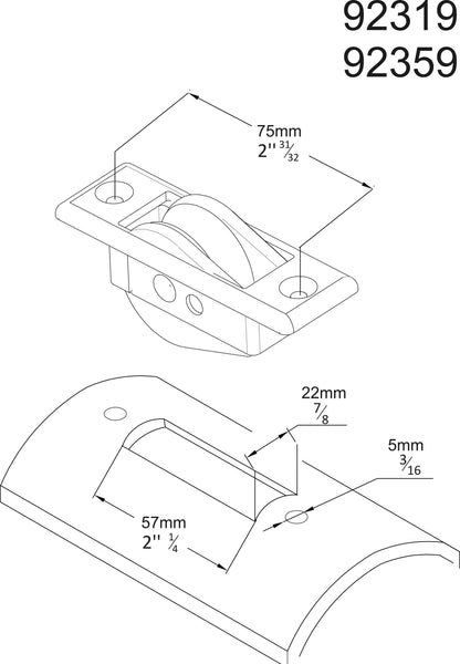 92319 SINGLE THROUGH DECK