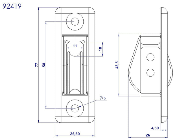 92419-SINGLE THROUGH DECK | Nautos-usa 
