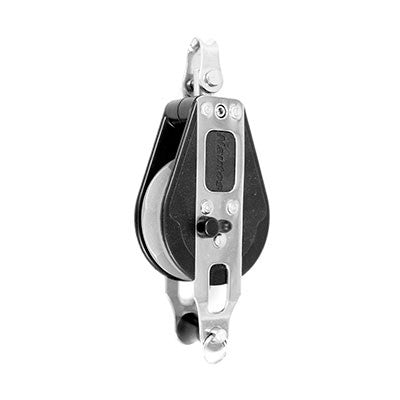 92711 - SINGLE SWIVEL RATCHET BLOCK WITH BECKET -SAILBOAT HARDWARE