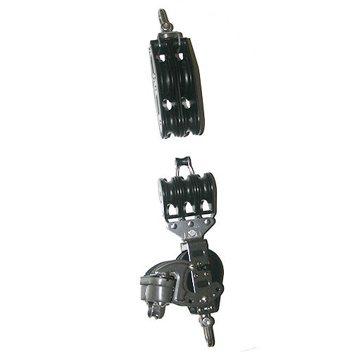 92774-440   8:1 Mainsheet blocks set - Ratchet with aluminum cam cleat.