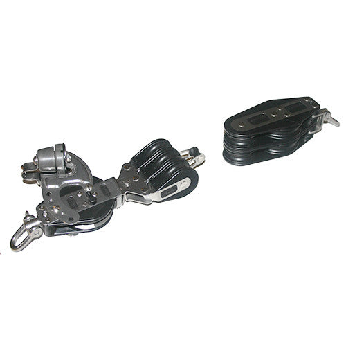 92774-440   8:1 Mainsheet blocks set - Ratchet with aluminum cam cleat.