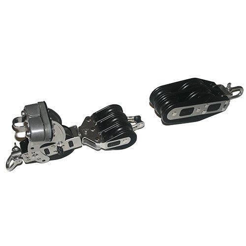 92774-440   8:1 Mainsheet blocks set - Ratchet with aluminum cam cleat.