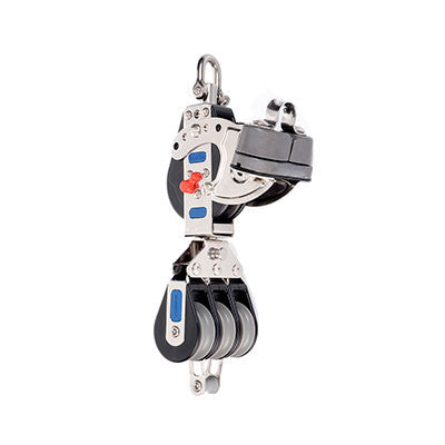 92774- 57 mm BASE RATCHET BLOCK WITH TRIPLE 39 mm WITH BECKET BLOCK | Nautos-usa 