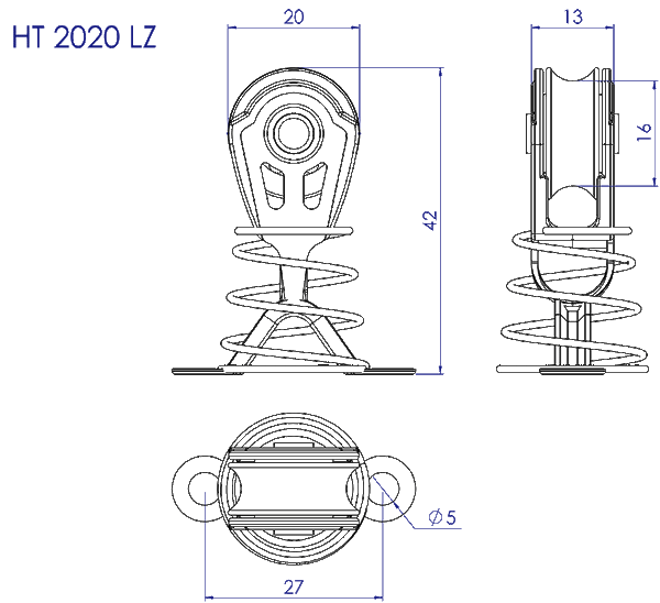 HT 2020 LZ STAND UP /BLOCK ON SADDLE
