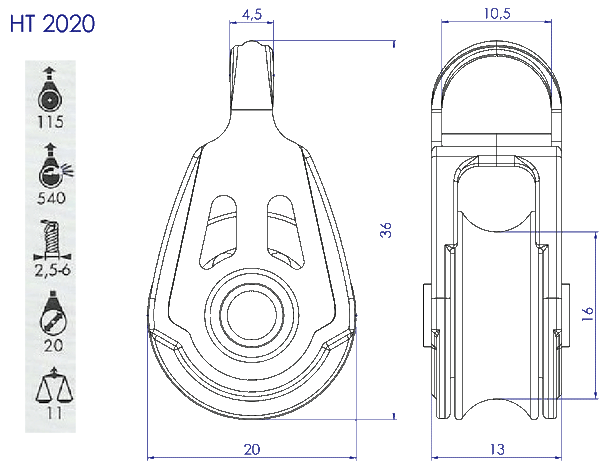 HT 2020 SINGLE FIXED | Nautos-usa 