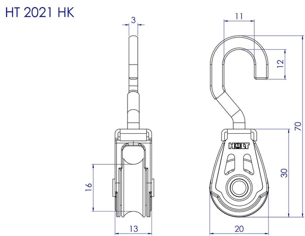 HT 2021 HK BLOCK WITH HOOK