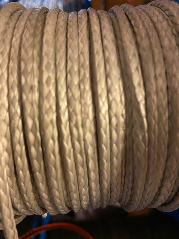 Copy of Dyneema Line - 3 MM - 1/8"- RED - DYNEEMA SK78  12 STRAND DYNEMMA SK-78 , NO COVER - SELL BY FOOT | Nautos-usa 