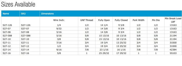 FORK & STA-LOK SUPAJUST | Nautos-usa 