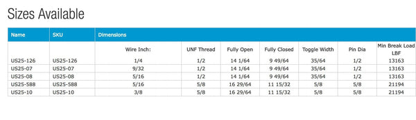 LONG REACH TOGGLE & SWAGE SUPAJUST TURNBUCKLE | Nautos-usa 