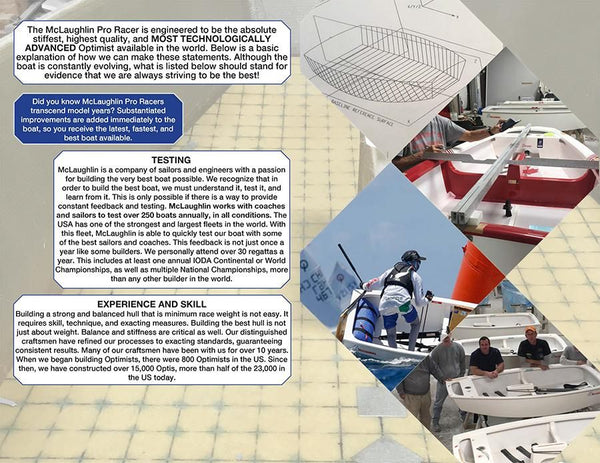 Optimist - PRO RACER  Hull