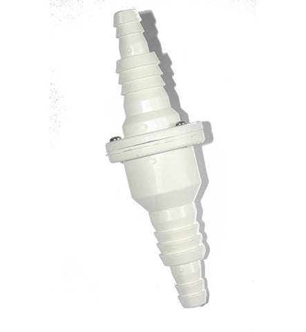 Check valve- In line non return  - HPN 131 - White - 12mm to 25mm ~ 1/2" to 1".