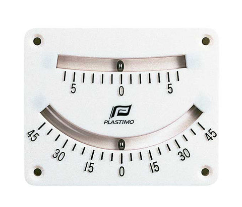 Clinometer Twin Scale - Item 51494 - 6° and 45° Double Reading -1° graduation, up to 6° or 5° graduation, up to 45° by Plastimo