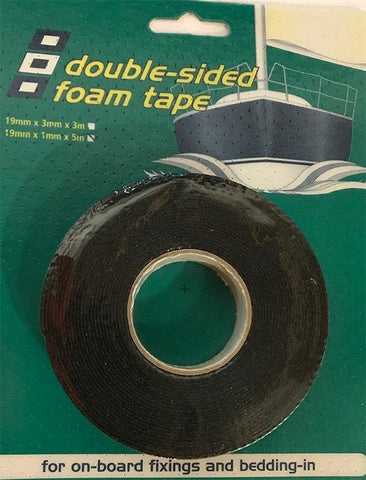 Double Sided Vinyl Foam Tape - P819050020 - Black - PSP Tapes