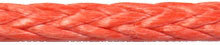 Dyneema Line - 3 MM - 1/8"- RED - DYNEEMA SK78  12 STRAND DYNEMMA SK-78 , NO COVER - SELL BY FOOT