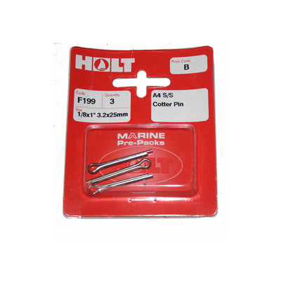 F199- Cotter Pin  1/8&quot;X 1&quot;