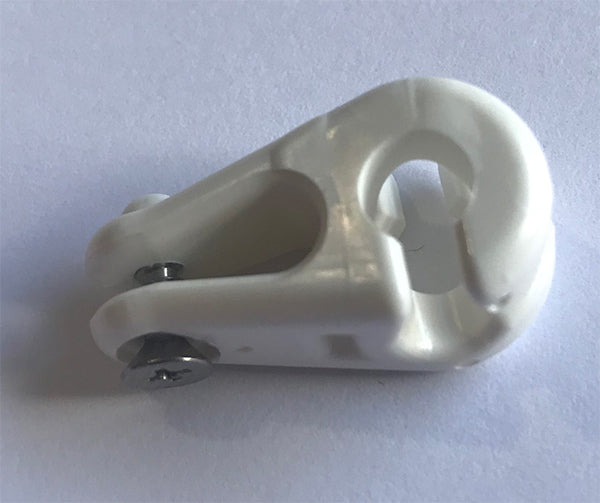 JIB HANK- HPN014A- WHITE or BLACK - 4mm ~5/32" WIRE- 10 PIECES SET .