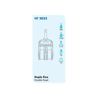 HT 2032 DOUBLE FIXED