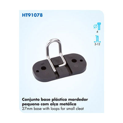 HT 91078 BASE WITH LOOPS FOR SMALL CAM CLEAT