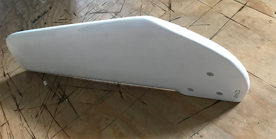 Sunfish Rudder Shape Sunfish Rudder Blade - Fiberglass - HT 7055 | Nautos-usa