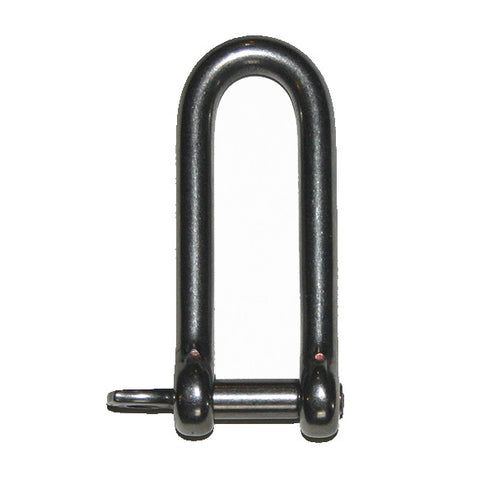 LONG D SHACKLES- CAPTIVE PIN . 4mm~1/4" to 10mm~3/8".