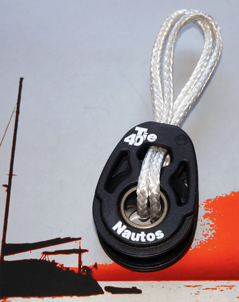 Plug and Sail Loop - Dyneema line and Nautos Block - 20 - 30 - 40mm Sheave Diameter Blocks