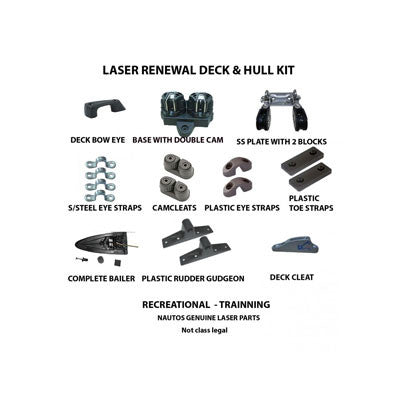 LR001- 17 PARTS RENEWAL LASER DECK KIT- LASER SAILBOAT | Nautos-usa 