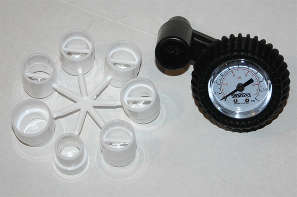 AIR PRESSURE GAUGE - Manometer - Fits easy on Pump Connector.- Plastimo 35723