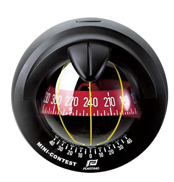 MINI CONTEST COMPASS - 65742 - Plastimo - Black Bezel - Red Card