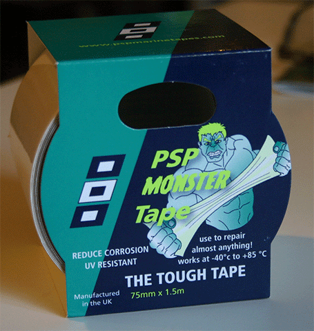 Monster Tape - The Tough Tape - 3" x 5' - For all repairs - PSP Tapes