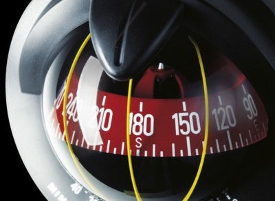 MINI CONTEST COMPASS - Plastimo - 55406 - White Bezel - Red Card