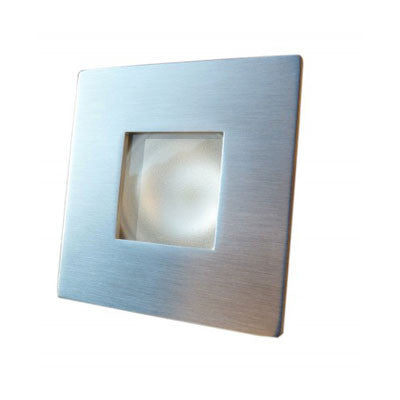 OP5007 A - SPOT TONGA - BICOLOR ( WHITE / RED) - LED -STAINLESS STEEL MATT  BRUSHED