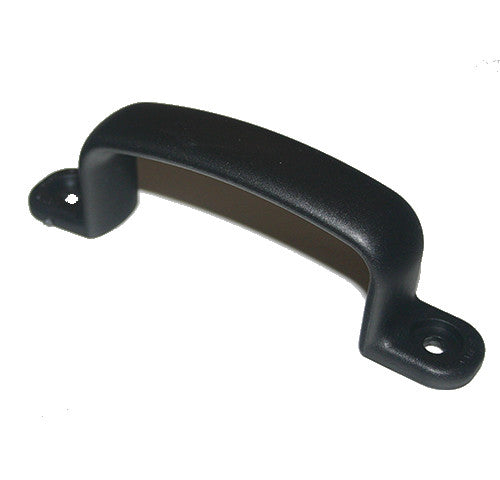 PLASTIC HANDLE -  SCREW ON  - 120MM ~ 4.7"  - HPN208 - BLACK - 2 PIECES SET