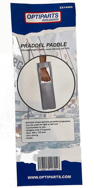 PRADDLE - SINGLE HANDED PADDLE - Orange or Grey - Opti1440 | Nautos-usa 