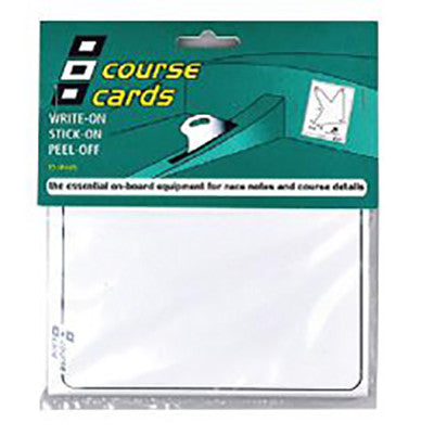 RACE COURSE CARDS - White - ADH30 - 15 Self Adhesive Waterproof Card