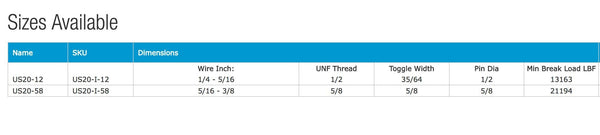 LONG REACH TOGGLE & BLANK - Sta Lok | Nautos-usa 