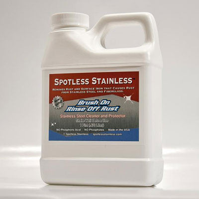 SS001 - STAINLESS STEEL RUST REMOVER AND PROTECTION - 16 OZ BOTTLE | Nautos-usa 