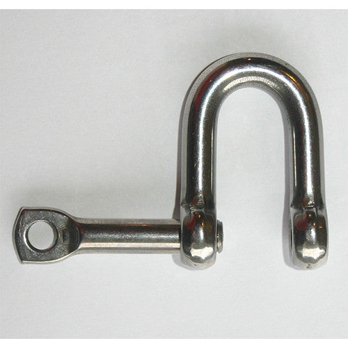 Stainless rope hook 16 x 125 mm straight